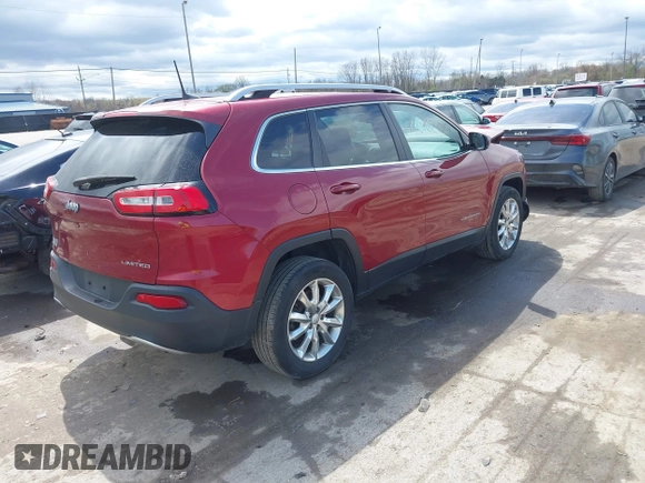 2017 Jeep Cherokee Limited z VIN 1C4PJMDB3HW635981, wystawiony jako IAAI lot #42016204 z przebiegiem 73 698 mil mil oraz . Historia ofert i sprzedaży dostępna na DreamBid. Obrazek 4.