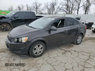 2014 Chevrolet Sonic LT with VIN 1G1JC5SH2E4242891, listed as a Copart auction lot 44350635 with 160,640 mi miles and Salvage Title. Bid and sale history available at DreamBid. Image 1.