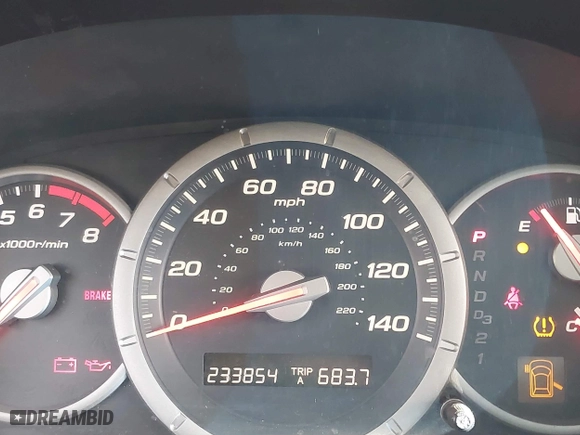 2008 Honda Pilot EX-L with VIN 5FNYF28558B012817, listed as a IAAI auction lot 41353216 with 233,854 mi miles. Bid and sale history available at carsss.com. Image 7.