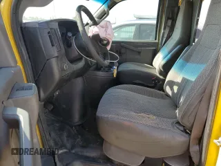 2019 Chevrolet Express Cargo with VIN 1GCWGAFP7K1235413, listed as a Copart auction lot 73735724 with Not provided miles and Salvage title. Bid and sale history available at DreamBid. Image 7.