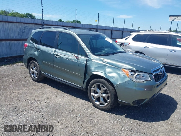 2016 Subaru Forester Touring with VIN JF2SJAVCXGH490507, listed as a IAAI auction lot 42070715 with 98,456 mi miles and . Bid and sale history available at DreamBid. Image 1.