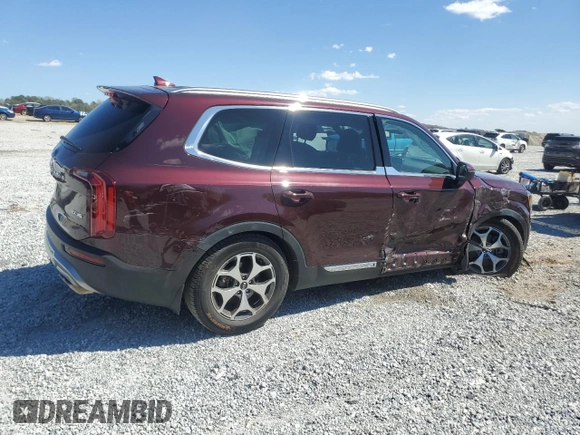 2021 Kia Telluride EX with VIN 5XYP3DHC1MG108526, listed as a Copart auction lot 50435225 with 63,489 mi miles and Salvage title. Bid and sale history available at DreamBid. Image 3.