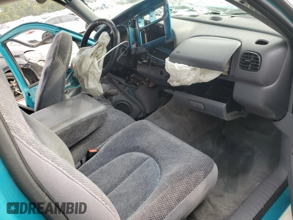 1997 Dodge Dakota with VIN 1B7FL26X9VS140321, listed as a Copart auction lot 53888125 with Not Provided miles and Non Repairable. Bid and sale history available at carsss.com. Image 8.