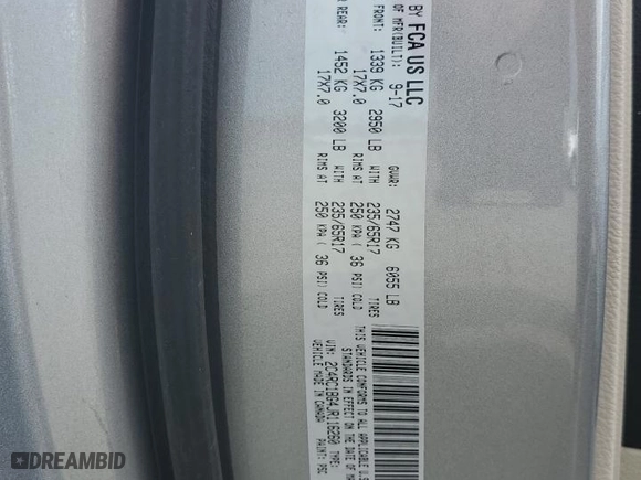 2018 Chrysler Pacifica Touring L with VIN 2C4RC1BG4JR116260, listed as a Copart auction lot 67516284 with 55,940 mi miles and Salvage Title. Bid and sale history available at carsss.com. Image 13.