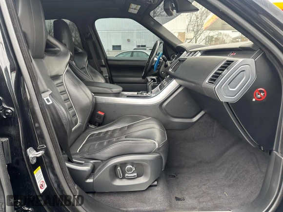 2016 Land Rover Range Rover Sport SVR с VIN SALWZ2EF0GA102338, выставлен на аукционе Copart как лот 53354855 с пробегом 101 376 миль миль и Чистый • Clean title. История ставок и продаж доступна на DreamBid. Изображение 5.