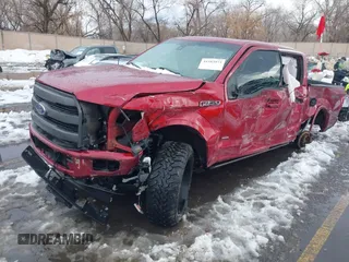 2017 Ford F-150 XL with VIN 1FTEW1EG5HFC70270, listed as a IAAI auction lot 41583973 with 1 mi miles. Bid and sale history available at carsss.com. Image 2.
