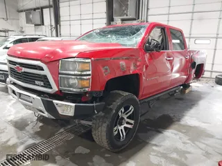 2014 Chevrolet Silverado 1500 LTZ with VIN 3GCUKSEC9EG377455, listed as a IAAI auction lot 41640229 with 137,755 mi miles. Bid and sale history available at carsss.com. Image 2.