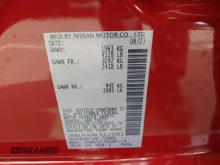 2024 Nissan Altima 2.5 SR with VIN 1N4BL4CV3RN312091, listed as a IAAI auction lot 41911115 with 5,666 mi miles. Bid and sale history available at carsss.com. Image 9.