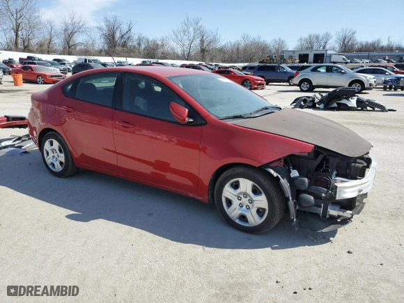 2013 Dodge Dart Aero with VIN 1C3CDFAH2DD215746, listed as a Copart auction lot 48587135 with NaN miles and Clean Title. Bid and sale history available at carsss.com. Image 4.