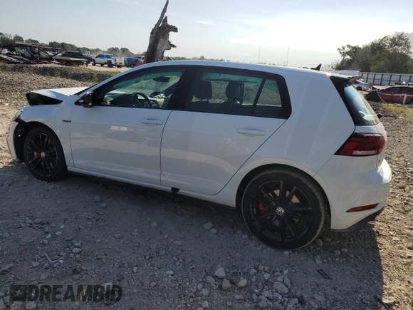 2021 Volkswagen Golf GTI S with VIN 3VW6T7AU8MM001067, listed as a Copart auction lot 57176434 with 7,462 mi miles and Non Repairable. Bid and sale history available at carsss.com. Image 2.