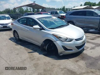2015 Hyundai Elantra SE with VIN 5NPDH4AE2FH621408, listed as a IAAI auction lot 42653808 with 104,210 mi miles and . Bid and sale history available at DreamBid. Image 1.