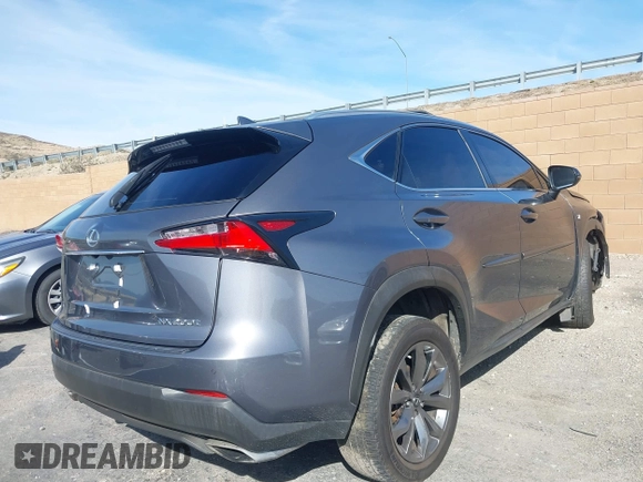 2016 Lexus NX 200t with VIN JTJYARBZ4G2046636, listed as a IAAI auction lot 41575857 with 158,548 mi miles. Bid and sale history available at carsss.com. Image 4.