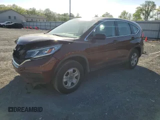 2015 Honda CR-V LX with VIN 5J6RM4H33FL038437, listed as a Copart auction lot 54772675 with 59,130 mi miles and Salvage Title. Bid and sale history available at DreamBid. Image 1.