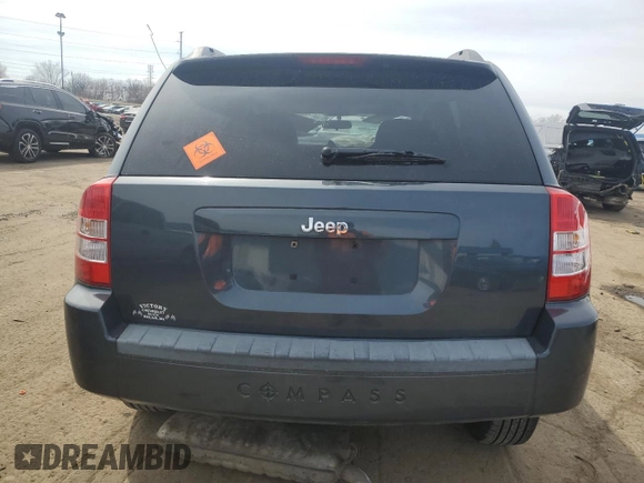 2008 Jeep Compass Sport with VIN 1J8FT47W98D732241, listed as a Copart auction lot 50194295 with Not Provided miles and Salvage Title. Bid and sale history available at carsss.com. Image 6.