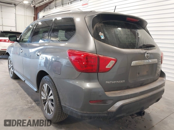 2017 Nissan Pathfinder SV with VIN 5N1DR2MM6HC662994, listed as a IAAI auction lot 41770431 with 184,485 mi miles. Bid and sale history available at carsss.com. Image 3.