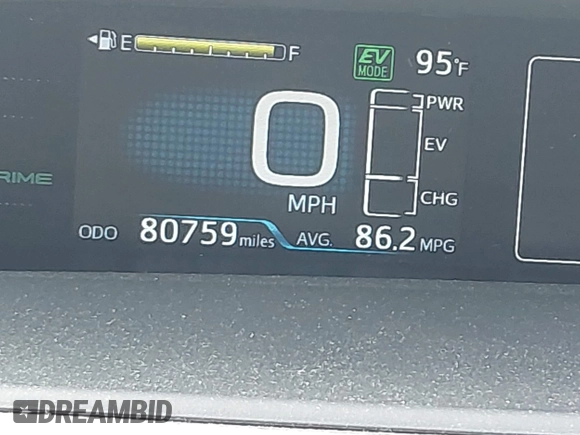 2017 Toyota Prius Plus with VIN JTDKARFP7H3054775, listed as a IAAI auction lot 42023670 with 80,759 mi miles and . Bid and sale history available at DreamBid. Image 16.