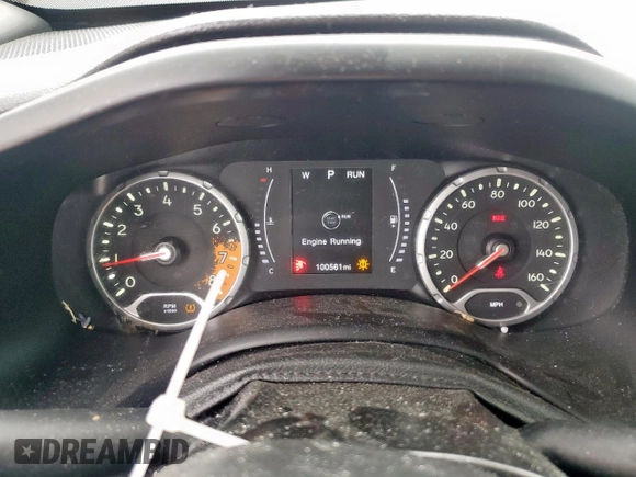 2018 Jeep Renegade Sport with VIN ZACCJAAB4JPG90198, listed as a Copart auction lot 54666365 with 100,561 mi miles and Salvage Title. Bid and sale history available at DreamBid. Image 9.