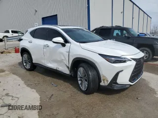 2025 Lexus NX 350h Premium z VIN 2T2GKCEZ1SC048421, wystawiony jako Copart lot #47616515 z przebiegiem 1 323 mil mil oraz Szkoda całkowita • Salvage title. Historia ofert i sprzedaży dostępna na DreamBid. Obrazek 4.