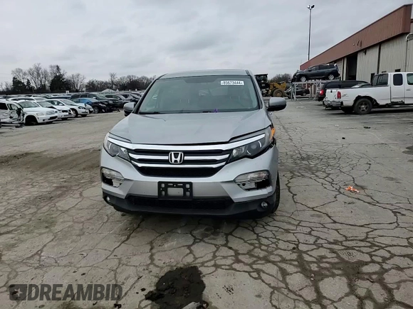 2017 Honda Pilot EX with VIN 5FNYF6H38HB019136, listed as a Copart auction lot 85673444 with Not Provided miles and Salvage Title. Bid and sale history available at DreamBid. Image 11.