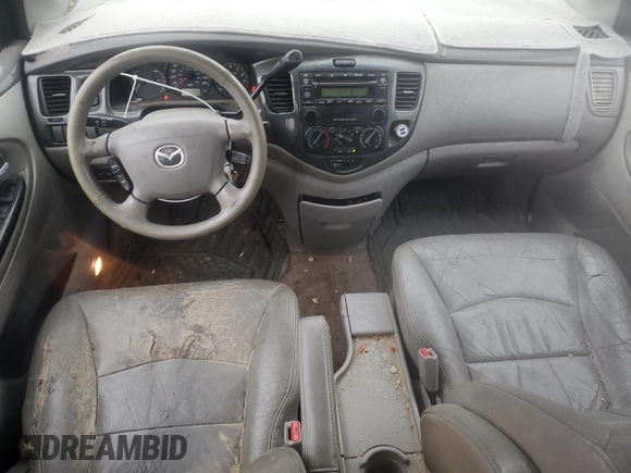 2003 Mazda MPV LX with VIN JM3LW28J730370748, listed as a Copart auction lot 45080795 with 185,696 mi miles and Clean Title. Bid and sale history available at carsss.com. Image 8.
