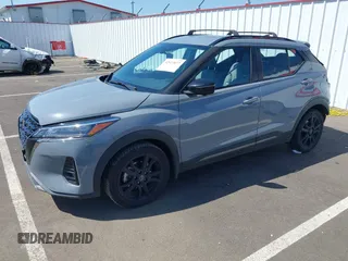 2021 Nissan Kicks SR with VIN 3N1CP5DV5ML531704, listed as a IAAI auction lot 42023077 with 55,452 mi miles and . Bid and sale history available at DreamBid. Image 19.