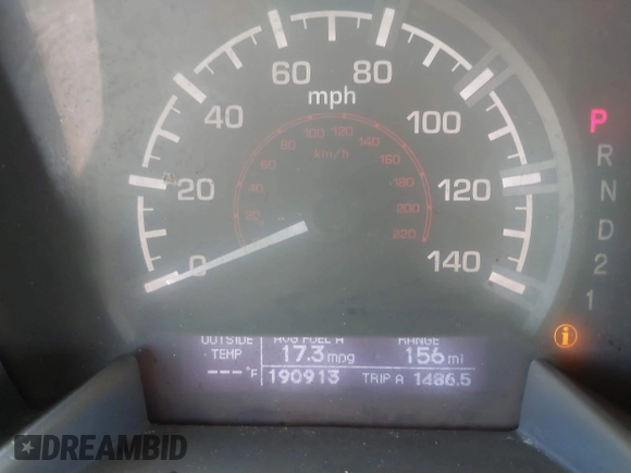 2013 Honda Ridgeline RTL with VIN 5FPYK1F50DB013612, listed as a IAAI auction lot 42430119 with 190,913 mi miles and . Bid and sale history available at DreamBid. Image 7.