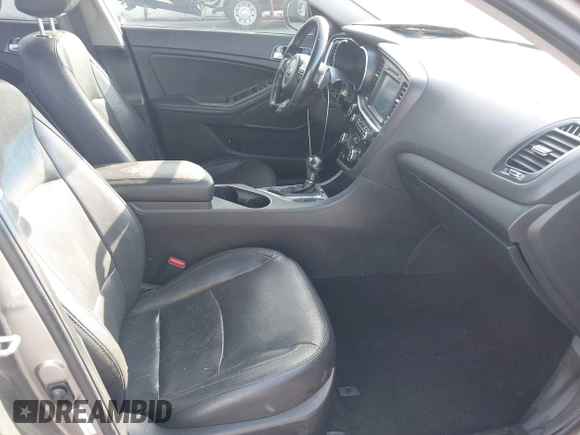 2015 Kia Optima SXL Turbo with VIN 5XXGR4A64FG458369, listed as a IAAI auction lot 42054396 with 143,750 mi miles and . Bid and sale history available at DreamBid. Image 5.