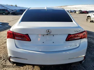 2020 Acura TLX with VIN 19UUB3F37LA001516, listed as a Copart auction lot 80085224 with 45,530 mi miles and Salvage Title. Bid and sale history available at carsss.com. Image 6.