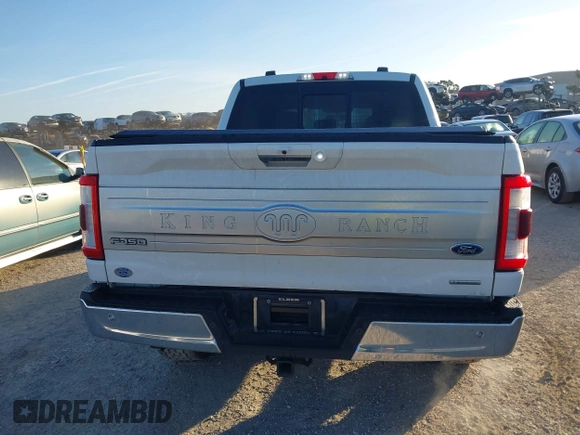 2021 Ford F-150 XL with VIN 1FTFW1E89MFB34411, listed as a IAAI auction lot 41832911 with 70,702 mi miles. Bid and sale history available at carsss.com. Image 16.