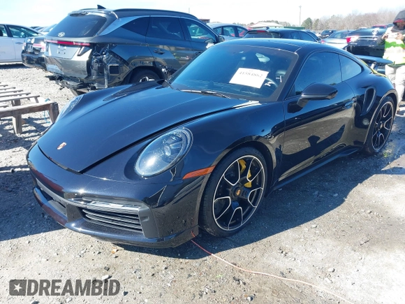 2023 Porsche 911 Turbo with VIN WP0AD2A96PS258393, listed as a IAAI auction lot 41584862 with 16,351 mi miles. Bid and sale history available at carsss.com. Image 17.