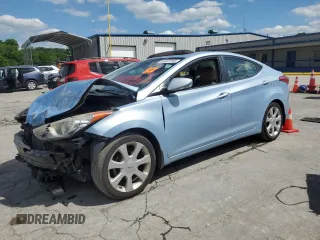 2013 Hyundai Elantra Limited with VIN KMHDH4AE4DU781496, listed as a Copart auction lot 55837765 with 149,815 mi miles and Salvage Title. Bid and sale history available at DreamBid. Image 1.