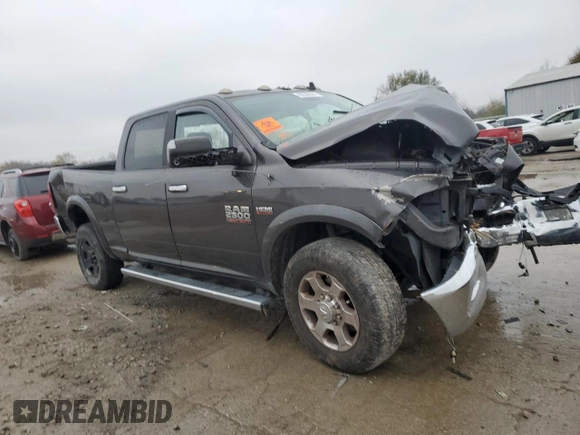 2017 Ram 2500 Big Horn with VIN 3C6UR5DJXHG657247, listed as a Copart auction lot 80509944 with 0 mi miles and Salvage Title. Bid and sale history available at carsss.com. Image 4.