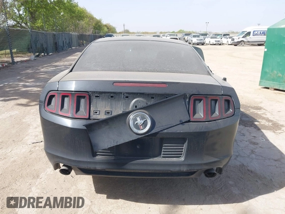 2013 Ford Mustang V6 with VIN 1ZVBP8AM5D5272067, listed as a IAAI auction lot 41830383 with 132,004 mi miles. Bid and sale history available at carsss.com. Image 16.