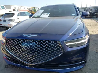 2021 Genesis G90 Ultimate with VIN KMTF54PH4MU085164, listed as a IAAI auction lot 41702570 with 27,794 mi miles and . Bid and sale history available at carsss.com. Image 12.