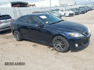 2009 Lexus IS 250 with VIN JTHBK262695090860, listed as a IAAI auction lot 42156105 with 198,796 mi miles and . Bid and sale history available at DreamBid. Image 1.