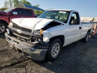 2005 Chevrolet Silverado 1500 with VIN 1GCEC14X55Z297912, listed as a Copart auction lot 52503005 with 82,318 mi miles and Salvage Title. Bid and sale history available at DreamBid. Image 1.