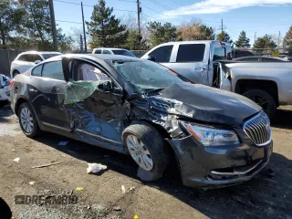 2016 Buick LaCrosse Leather with VIN 1G4GB5GR3GF268862, listed as a Copart auction lot 43349895 with 43,450 mi miles and Salvage title. Bid and sale history available at DreamBid. Image 4.