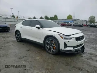 2021 Polestar 2 Launch Edition with VIN LPSED3KA2ML017218, listed as a Copart auction lot 73295444 with 33,808 mi miles and Salvage Title. Bid and sale history available at carsss.com. Image 11.