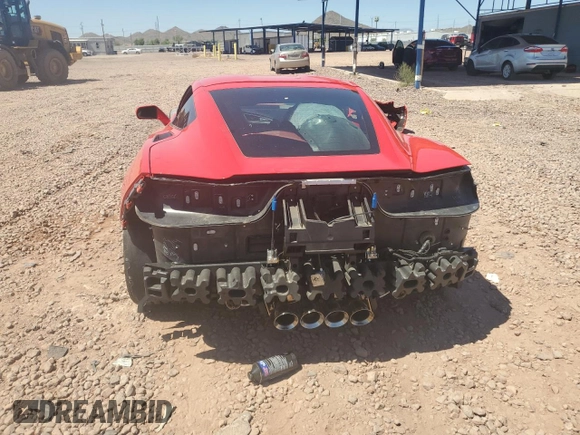 2014 Chevrolet Corvette 3LT with VIN 1G1YE2D71E5119797, listed as a Copart auction lot 61239005 with 12,879 mi miles and Salvage title. Bid and sale history available at DreamBid. Image 6.
