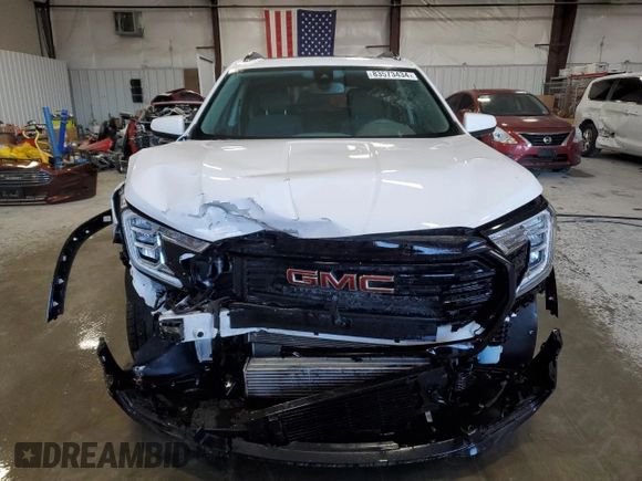 2022 GMC Terrain SLE with VIN 3GKALMEV4NL238326, listed as a Copart auction lot 83573434 with 66,056 mi miles and Salvage title. Bid and sale history available at DreamBid. Image 5.