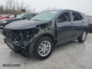 2022 Chevrolet Equinox LT with VIN 3GNAXUEV1NS162500, listed as a Copart auction lot 46407115 with 0 mi miles and Salvage Title. Bid and sale history available at carsss.com. Image 1.