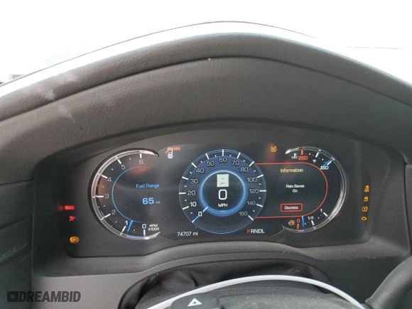 2020 Cadillac Escalade Premium Luxury with VIN 1GYS3CKJ6LR130642, listed as a Copart auction lot 48387515 with 74,707 mi miles and Salvage Title. Bid and sale history available at carsss.com. Image 9.