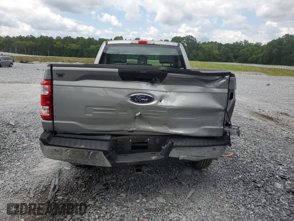 2023 Ford F-150 XL with VIN 1FTMF1C57PKF86630, listed as a Copart auction lot 59172785 with 14,840 mi miles and Salvage title. Bid and sale history available at DreamBid. Image 6.