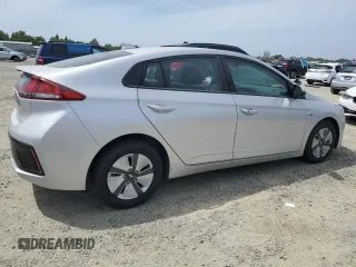 2017 Hyundai Ioniq Blue with VIN KMHC65LC6HU039285, listed as a Copart auction lot 54718645 with Not Provided miles and Clean Title. Bid and sale history available at DreamBid. Image 3.