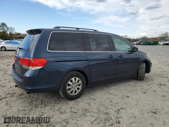 2010 Honda Odyssey EX-L with VIN 5FNRL3H68AB109091, listed as a Copart auction lot 53377325 with 208,820 mi miles and Salvage Title. Bid and sale history available at carsss.com. Image 3.