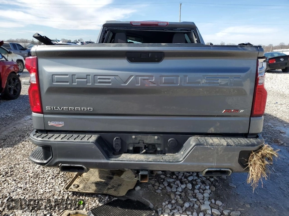2021 Chevrolet Silverado 1500 RST with VIN 3GCUYEED5MG120963, listed as a Copart auction lot 46161745 with 117,701 mi miles and Salvage Title. Bid and sale history available at carsss.com. Image 6.
