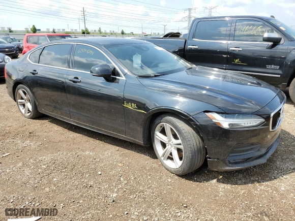 2019 Volvo S90 Momentum with VIN LVY102MK5KP099235, listed as a Copart auction lot 63714294 with 0 mi miles and Salvage Title. Bid and sale history available at carsss.com. Image 4.