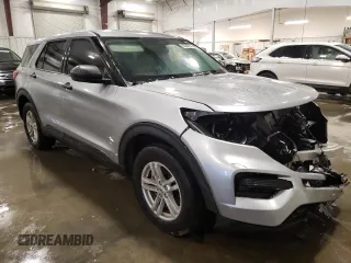 2023 Ford Explorer with VIN 1FMSK8BH3PGA18056, listed as a Copart auction lot 82398254 with 35,237 mi miles and Salvage title. Bid and sale history available at DreamBid. Image 4.