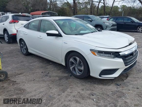 2019 Honda Insight EX with VIN 19XZE4F54KE033788, listed as a IAAI auction lot 41719722 with 101,227 mi miles and . Bid and sale history available at carsss.com. Image 1.