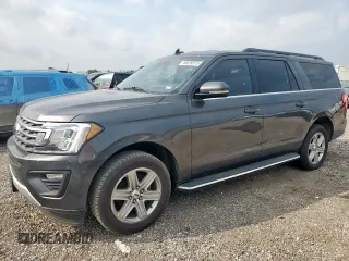 2020 Ford Expedition Max XLT z VIN 1FMJK1HT8LEA98250, wystawiony jako Copart lot #56626975 z przebiegiem 158 448 mil mil oraz Czysty tytuł • Clean title. Historia ofert i sprzedaży dostępna na DreamBid. Obrazek 1.
